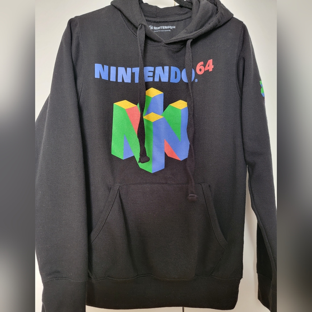 Nintendo 64  Hoodie Sz Small